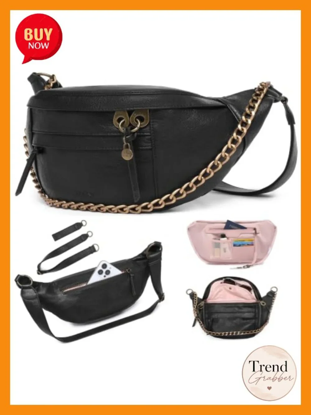 Anti Theft Vegan Suede Crossbody Bag with RFID Blocking